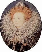 Nicholas Hilliard Portrat Elisabeth I, Konigin von England France oil painting artist